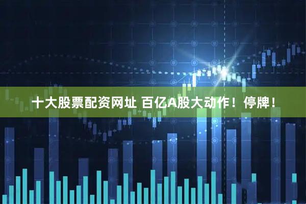 十大股票配资网址 百亿A股大动作！停牌！